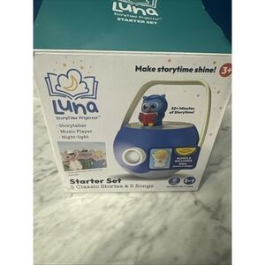 LUNA STORYTIME Kids Book Projector 5 Stories 5 Songs Night